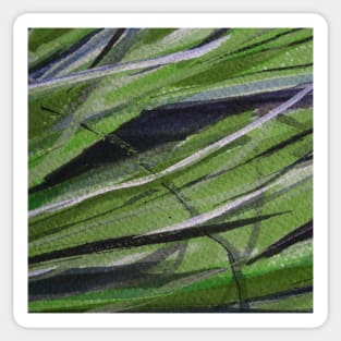 Abstract Grass 1 Digitally Enhanced 12 Sticker